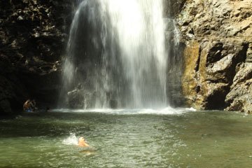image of swimming area at Montezuma Falls